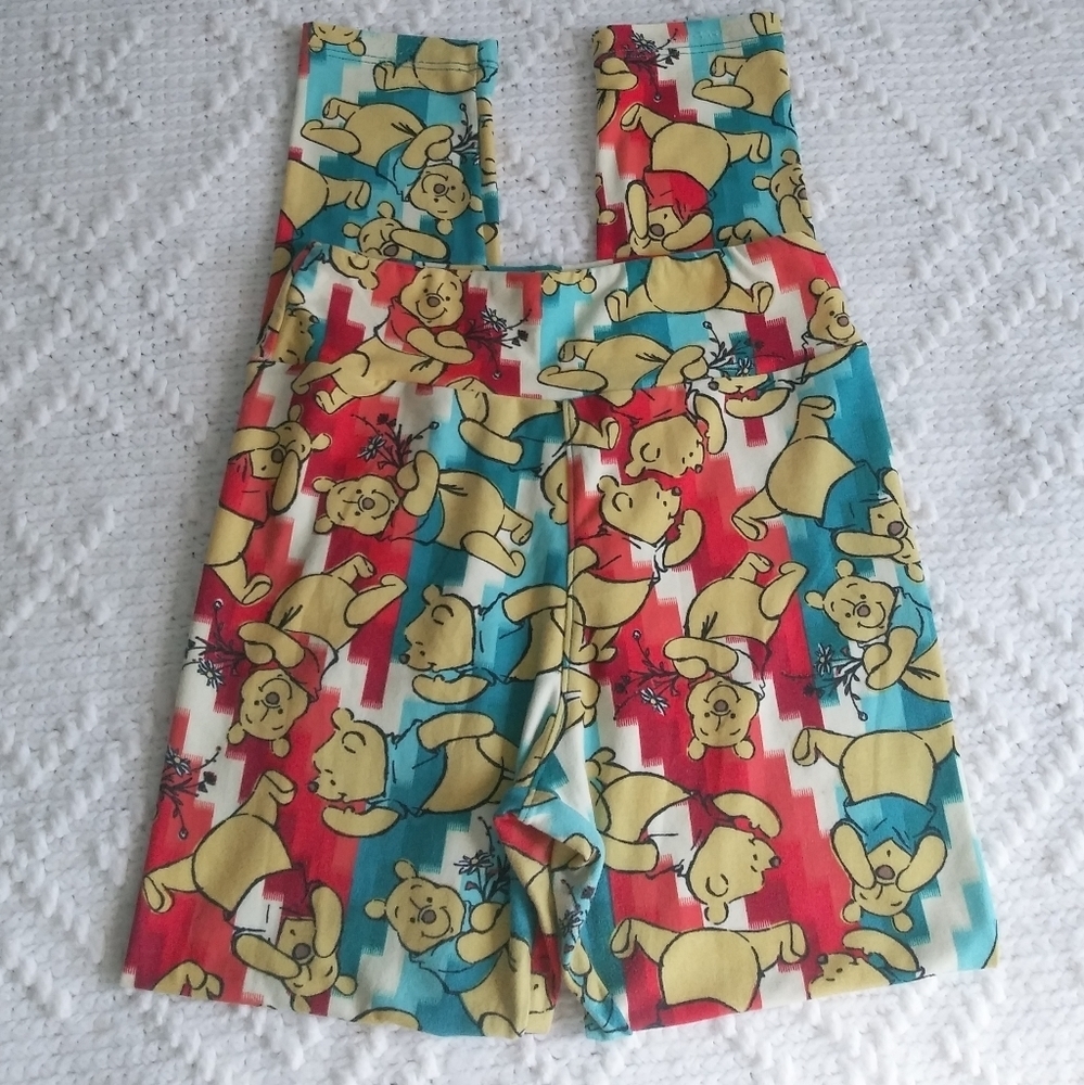 Tween Lularoe Winnie the pooh bear leggings